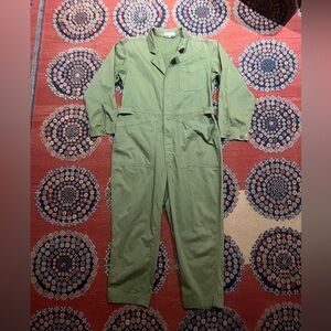 Alex Mill Olive Cargo Jumpsuit